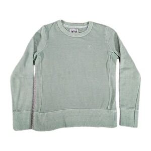 Vintage Converse Sweater Womens Large Mint Green Long Sleeve Pullover Sweatshirt